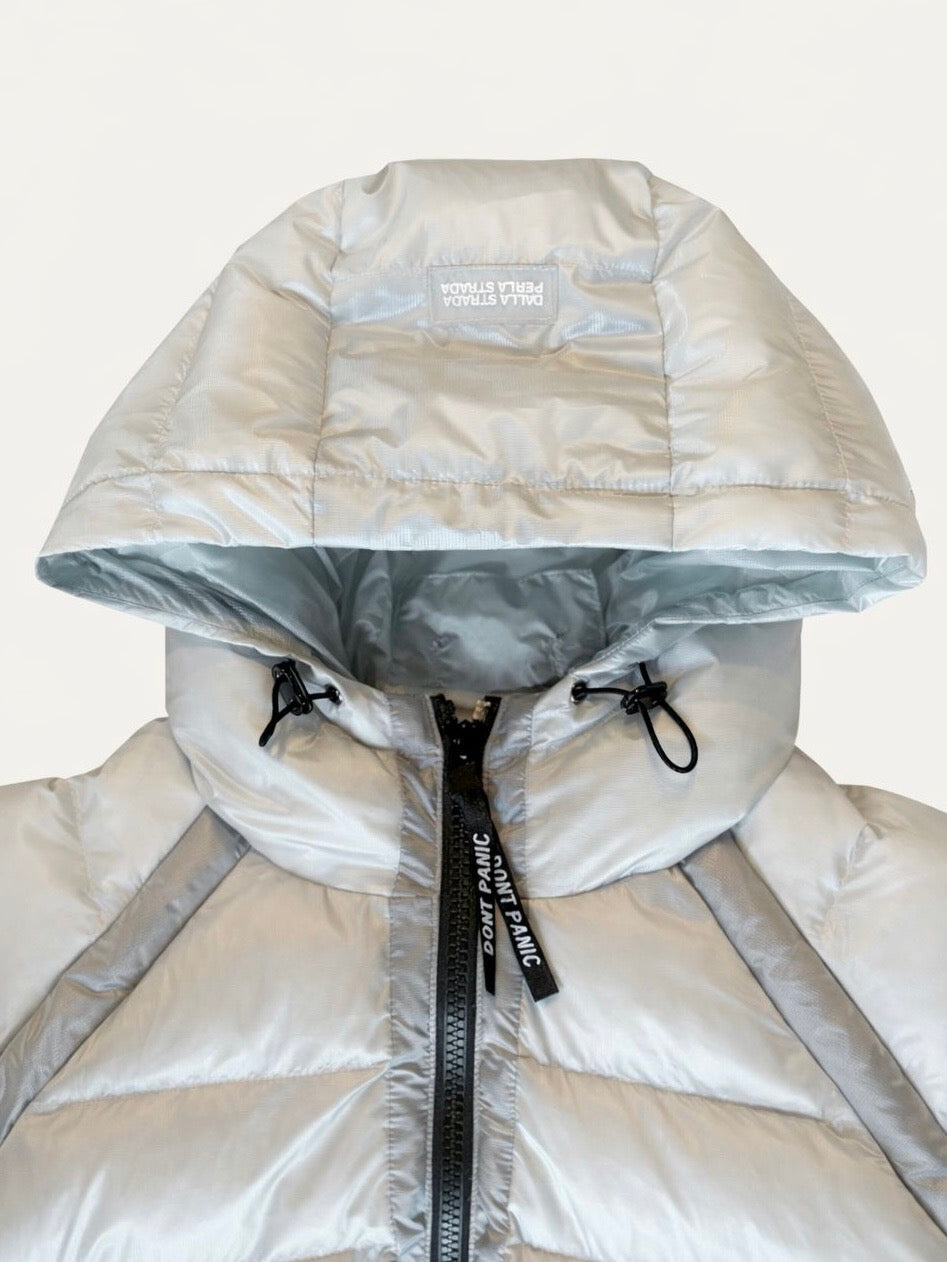 DONT PANIC LIGHT PUFFER FROST GREY