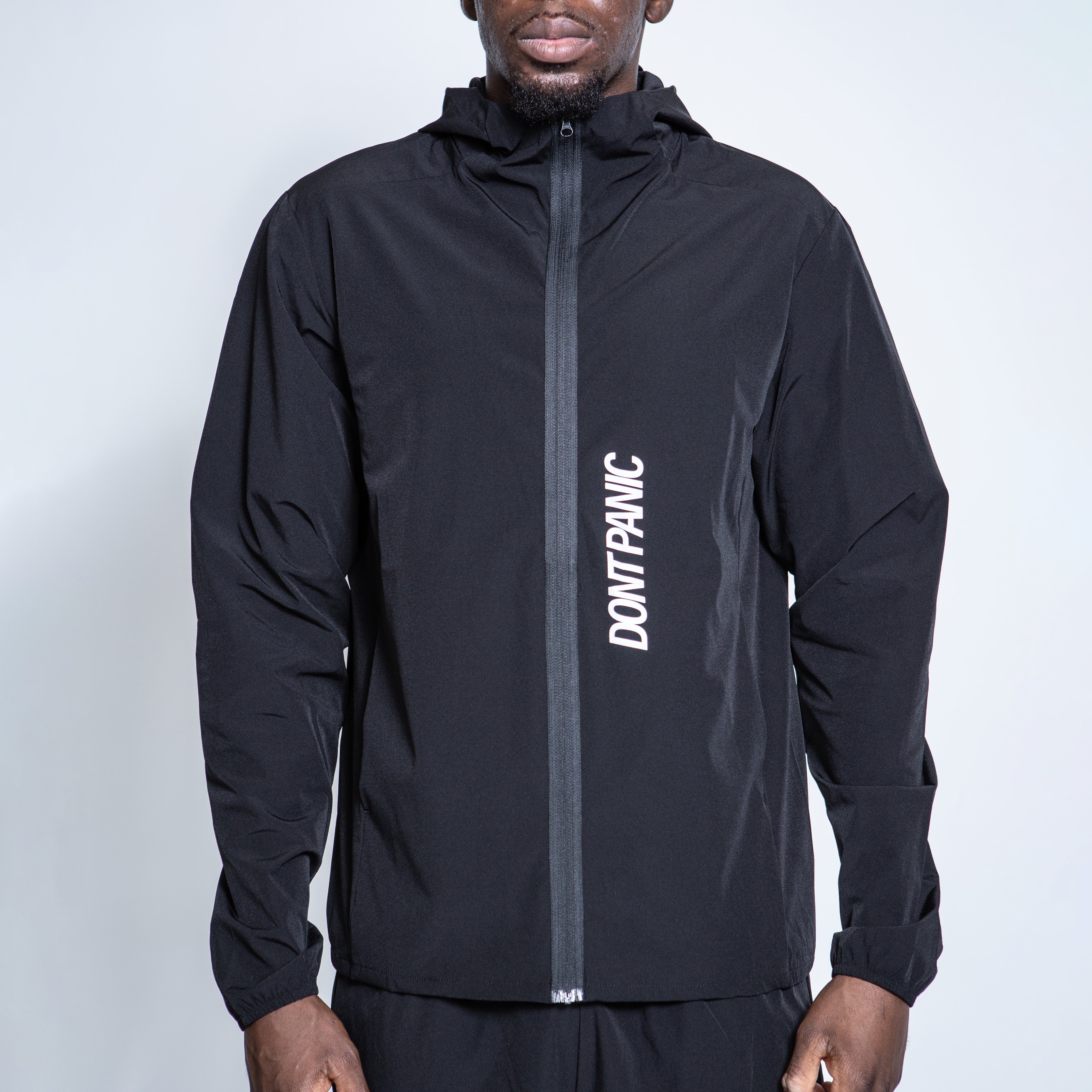 DONT PANIC SPORTS JACKET BLACK