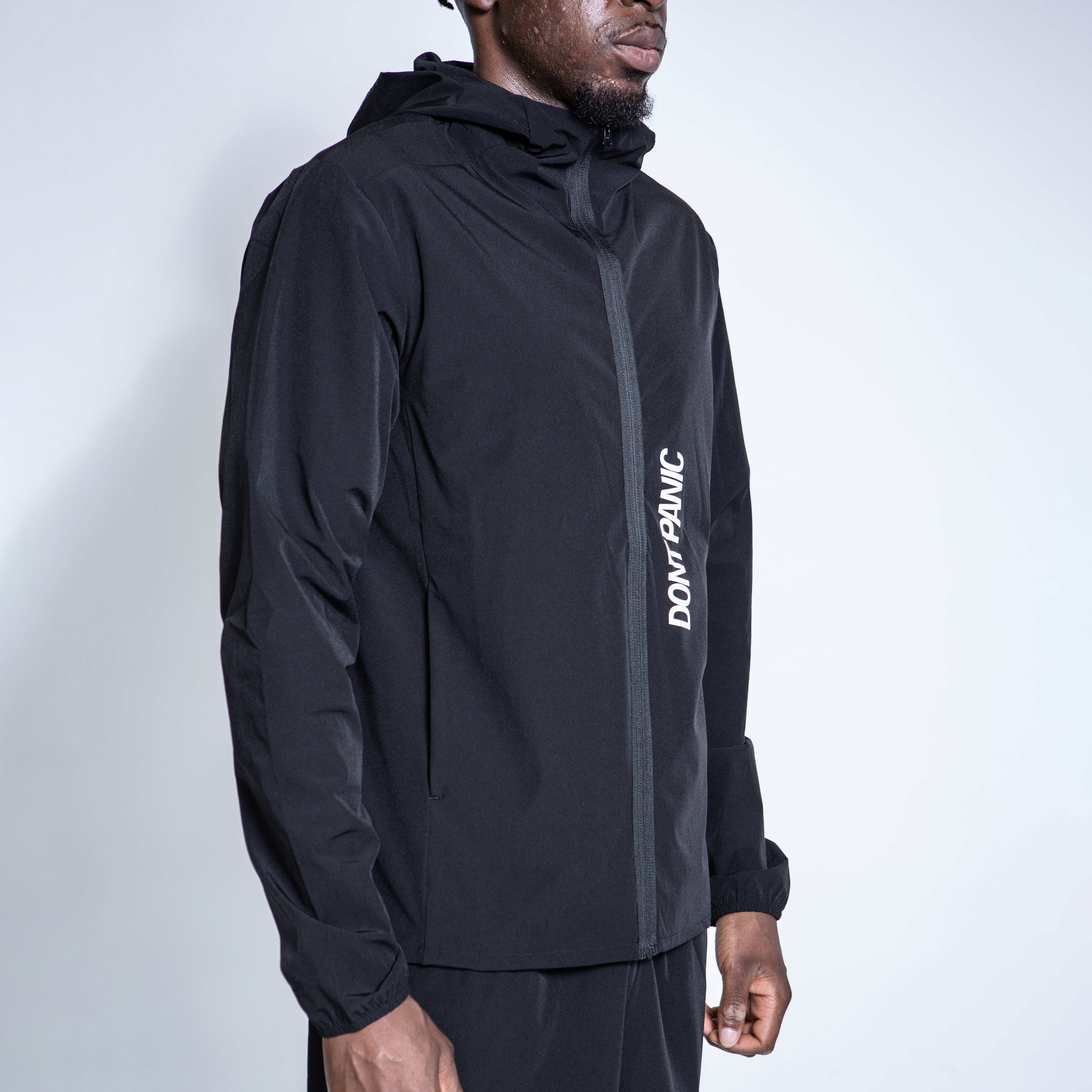 DONT PANIC SPORTS JACKET BLACK