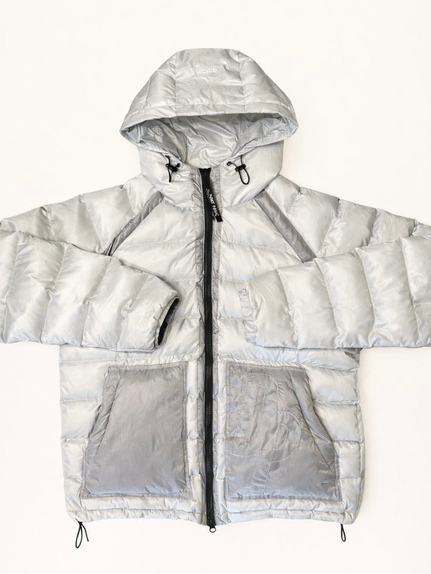 DONT PANIC LIGHT PUFFER FROST GREY