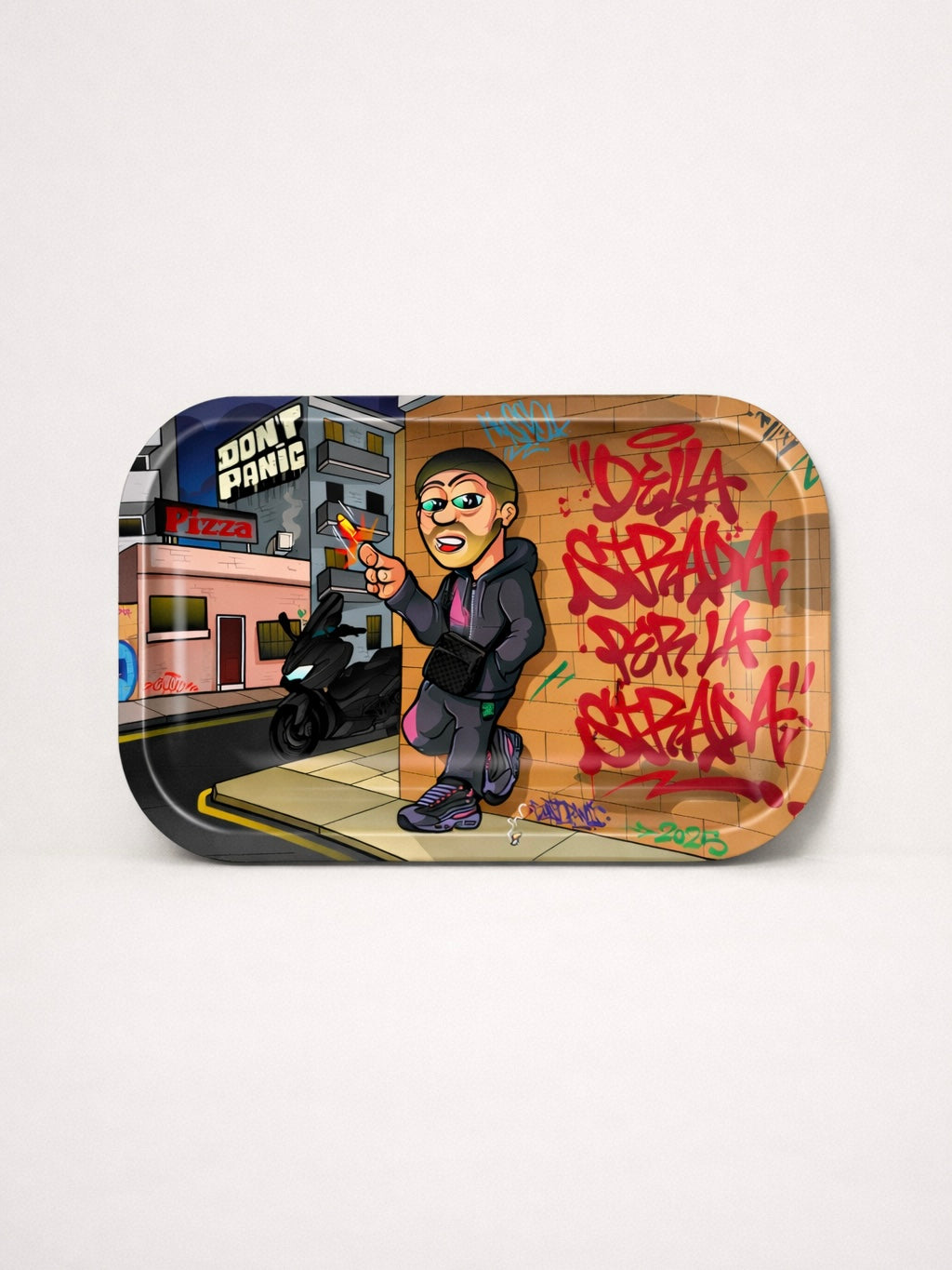 DON‘T PANIC ROLLING TRAY