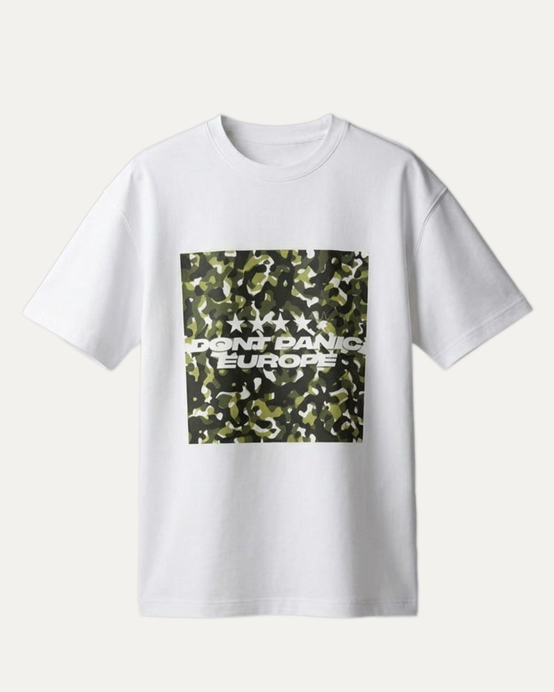 DONT PANIC CAMO SHIRT