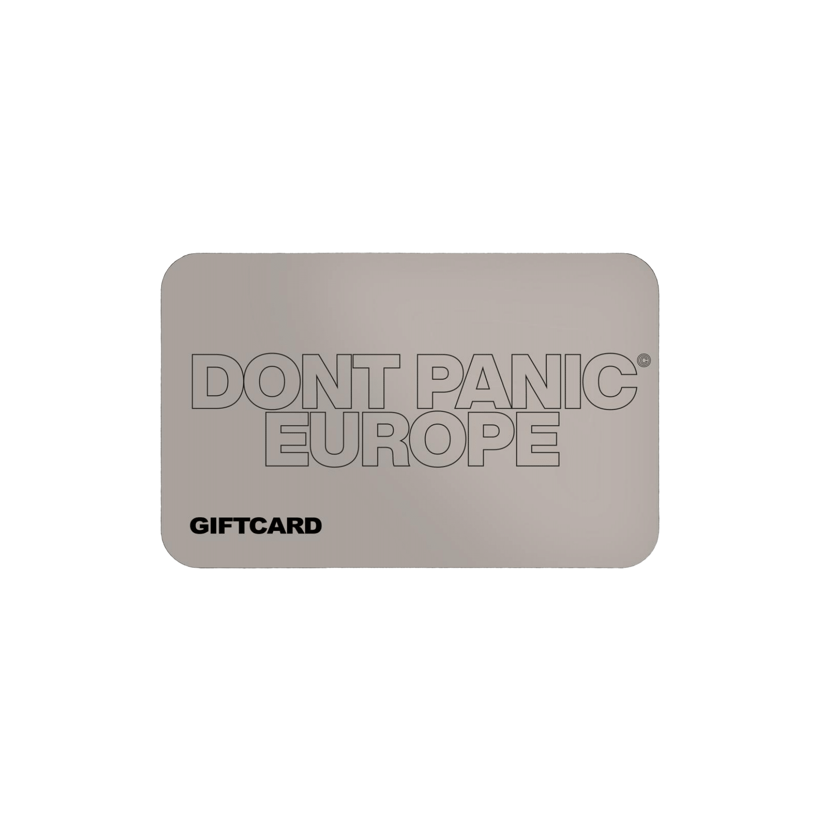 Don't Panic - Giftcard